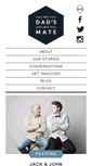 Mobile Screenshot of mydadsmymate.com